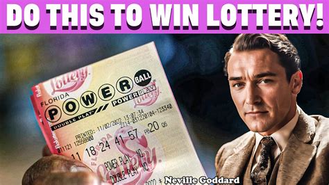 neville goddard lottery